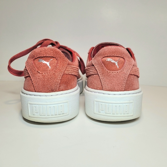 Puma Suede Platform Barbados Cherry - Picture 7 of 10